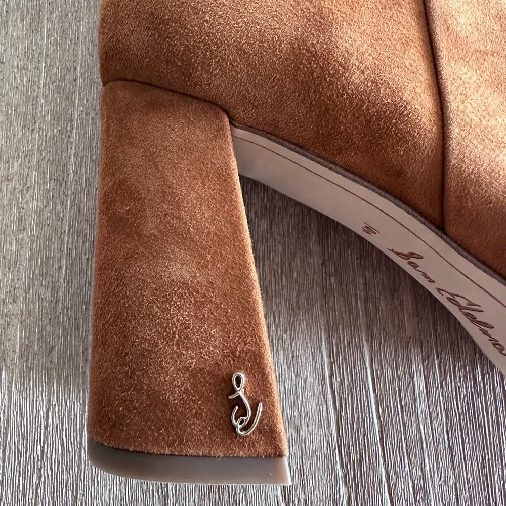 Sam Edelman Boots Booties Codie Frontier Brown Suede Boots NWB Women's 10.5 - Picture 4 of 11